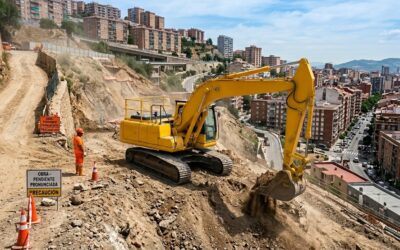 Excavación y movimientos de tierra en pendientes pronunciadas: claves para un trabajo seguro y eficiente